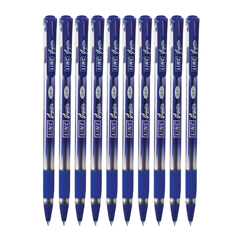 Image of Linc Glycer 0.6 mm Ball Pen | Blue Ink, Pack Of 20