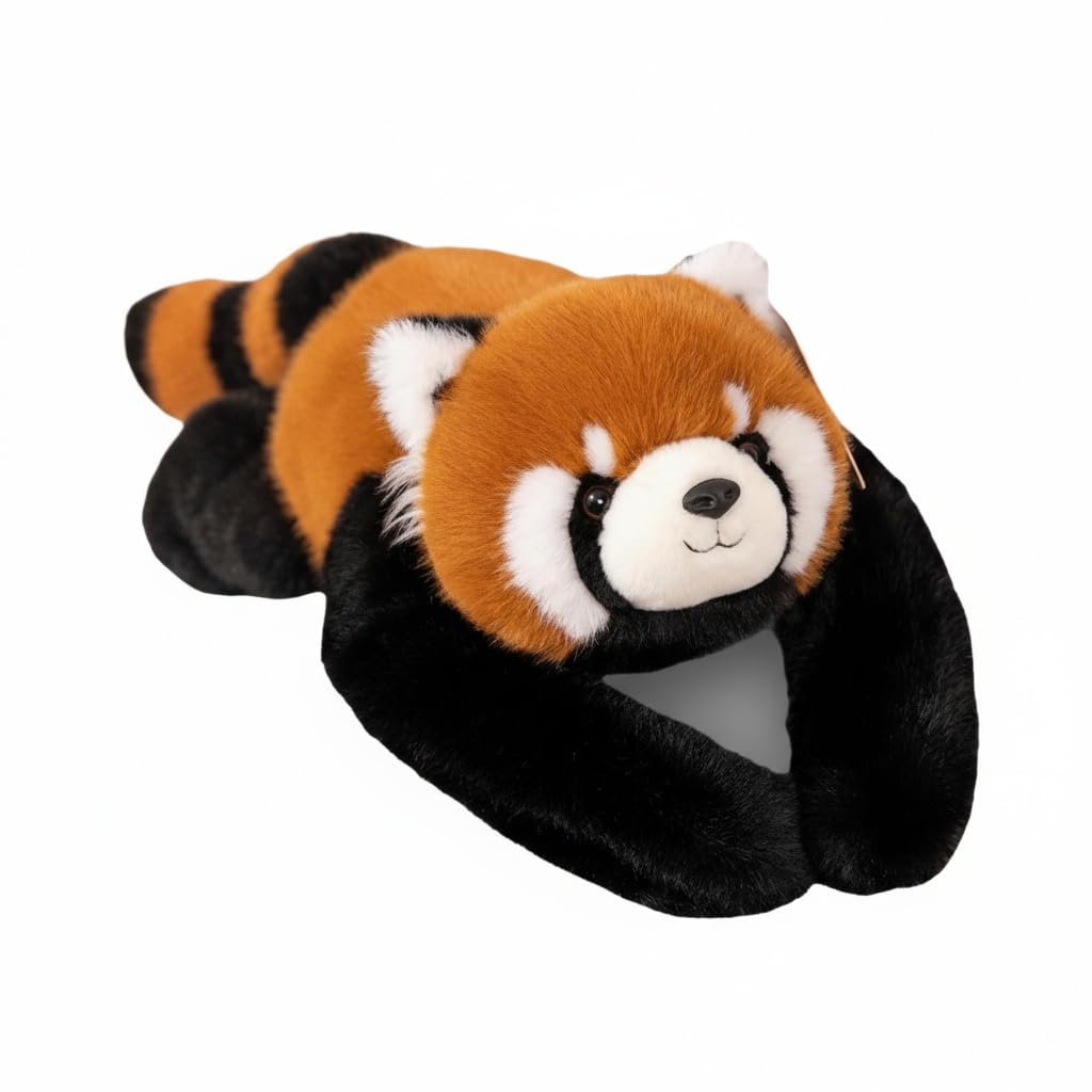 ArtisanVerse Hug a Lumps Weighted Teddy Bear, Adult Anxiety Relief & Sleep Aid, Soft Plush Huggable Pillow for Stress & Comfort(Red Panda,30CM)