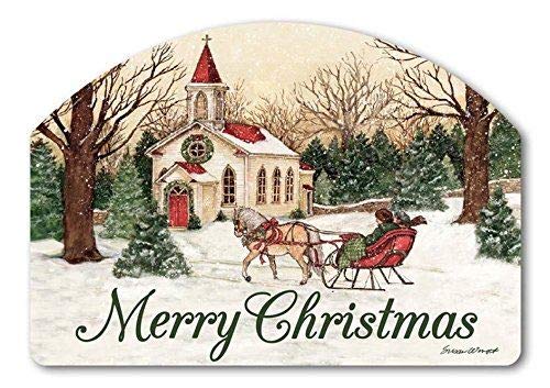 Religious Christmas Yard Design Yard Sign - 14" x 10"