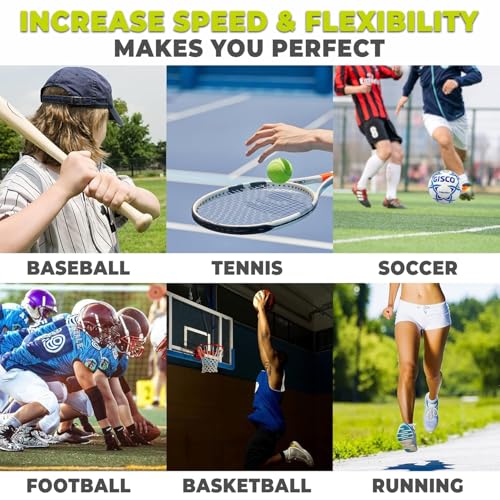 Image of GISCO Speed and Agility Soccer Training Kit, Including (6 Hurdles + Agility Ladder + 6 Marker Cone + 20Space Marker + Kit Bag) | Multi - Colour (Agility Soccer Training Kit - Combo 2 with Bag)