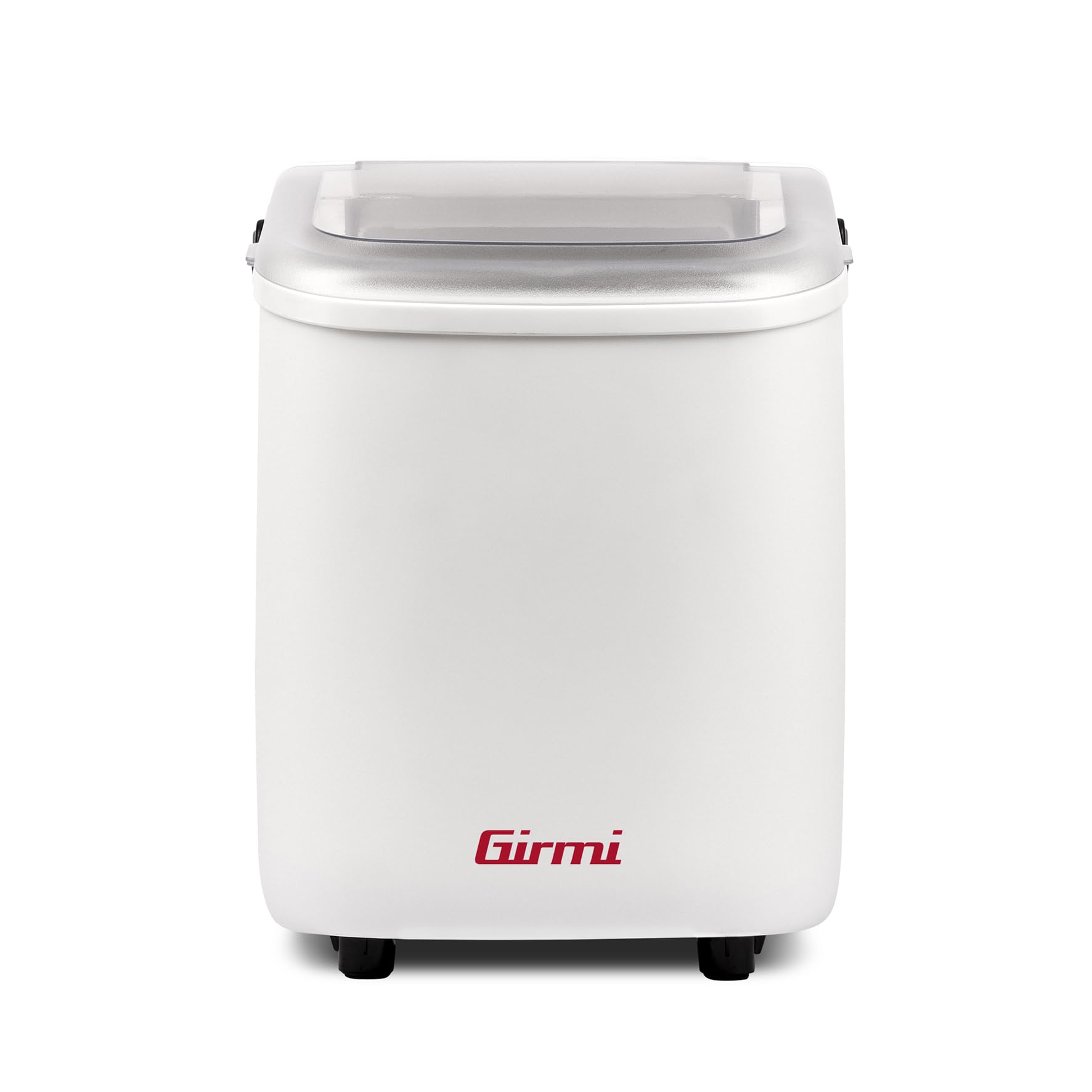 Girmi GH74 Fabbricatore di Ghiaccio,1100 cubetti x 24h, Spegnimento automatico, Accessori inclusi, Bianco