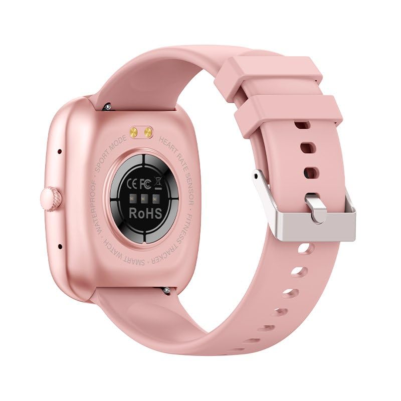 Cool Smartwatch Border Silicona Rosa (Llamadas, Salud, Deporte)