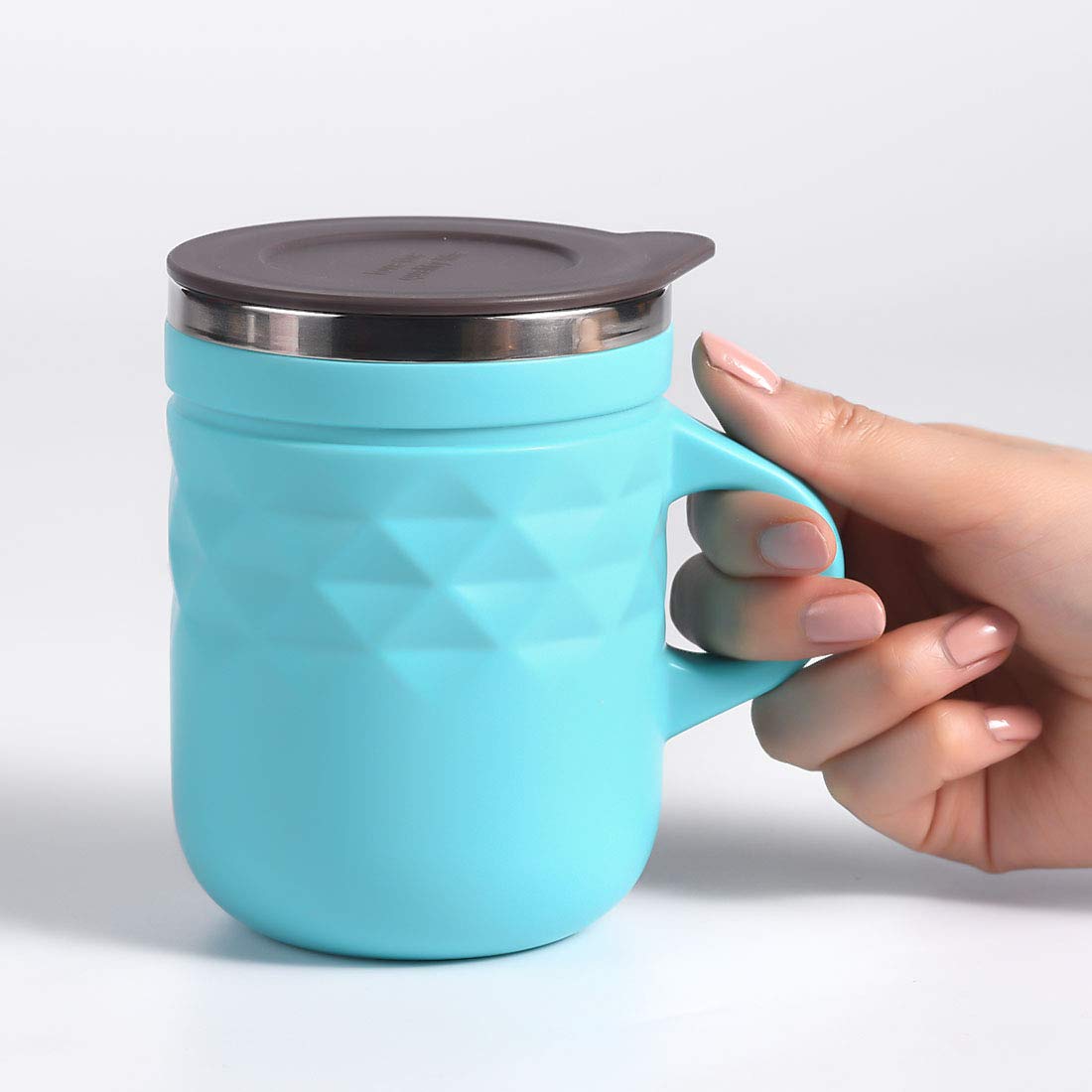 PHILORN Tasse à Café Isothere avec Couvercle, 380l ug Café à Eporter Isothere, Sans BPA ug