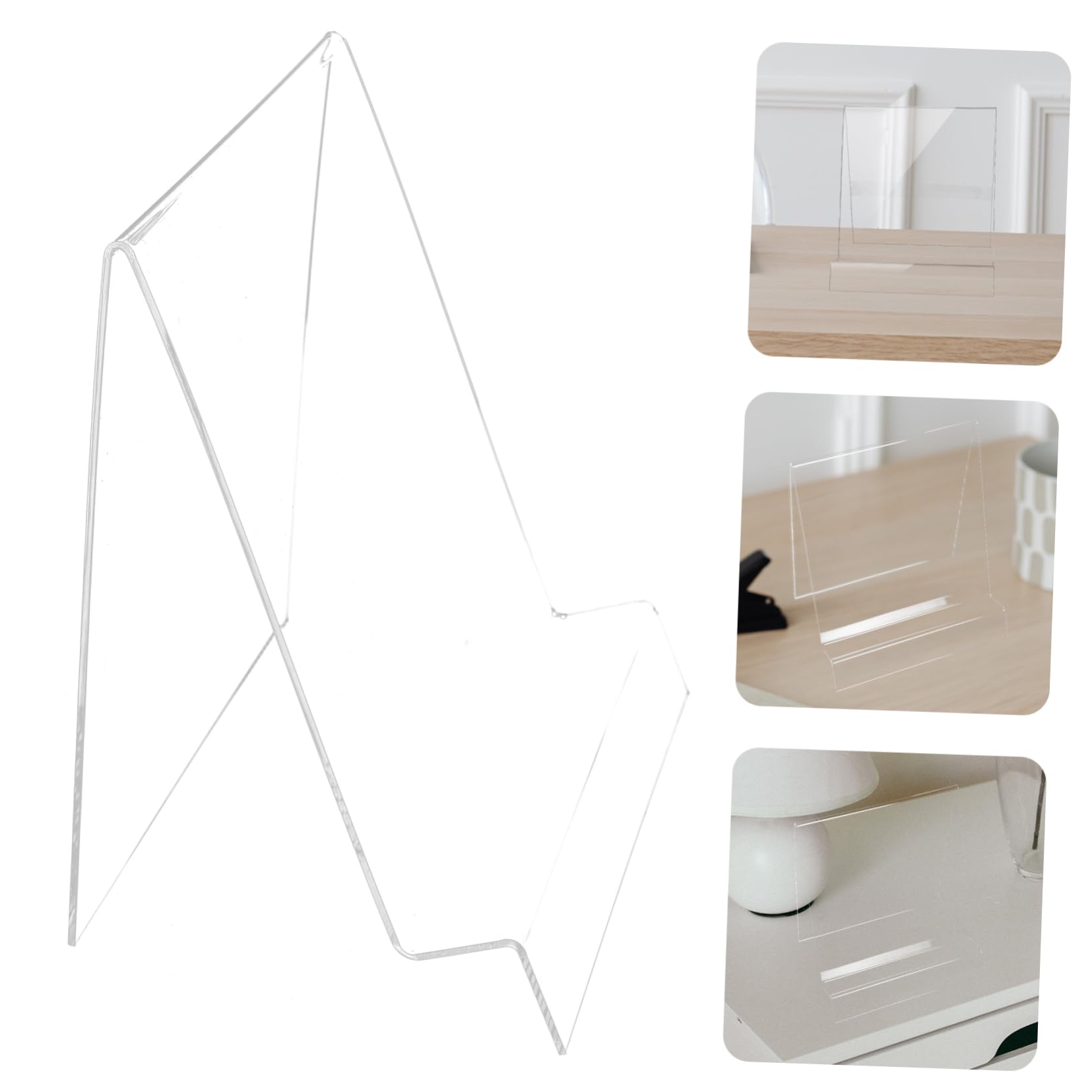 ABOOFAN Acrylic Scarf Display Holder Transparent Scarf Organizer Stand for Hair Accessories Compact and Lightweight Design for Boutique and Retail Store Use