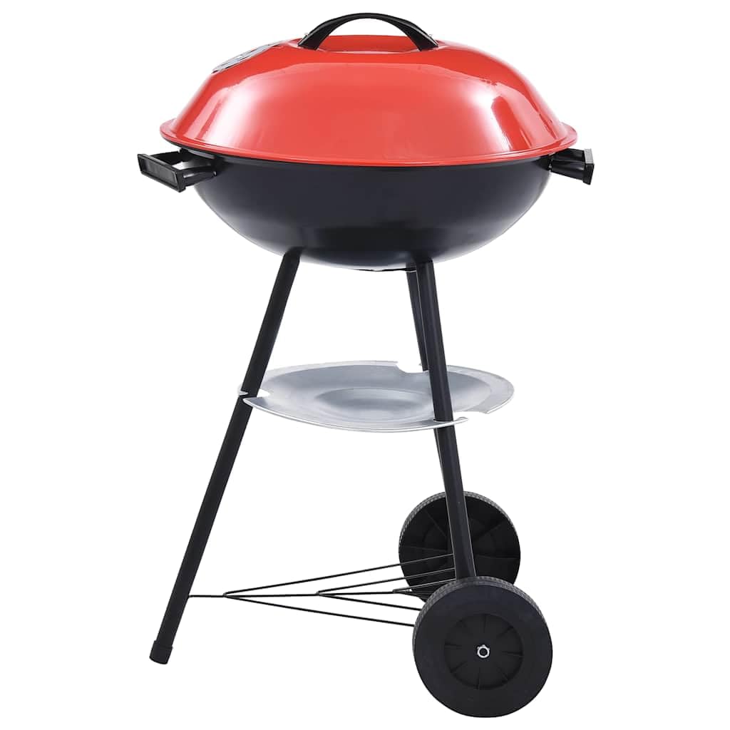Przenośny Grill Węglowy XXL z Kółkami 44 cm