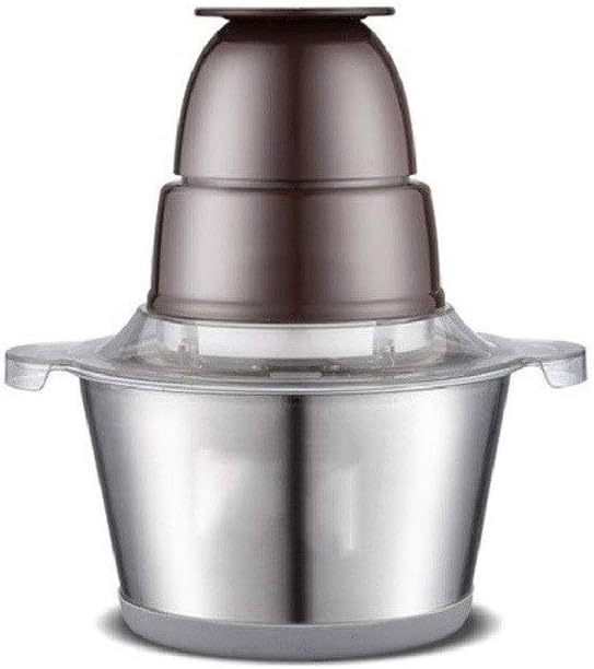 Food Processor, Household Electric Automatic Meat Mincer, Stainless Steel Meat Grinder, Meat, Vegetable, Fruit and Nut Mincer