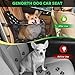 GENORTH Small Dog Car Seats for Small Dogs,Portable Puppy/Pet Car Booster Seat with Clip-On Leash and Mesh Window for Pet Up to 11 lbs