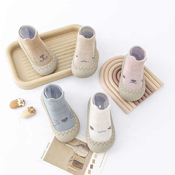 Baby Shoes Boys Girls First Walking Shoes Non Slip Soft Sole Sneakers Toddler Infant Babygirl Sock Shoes3
