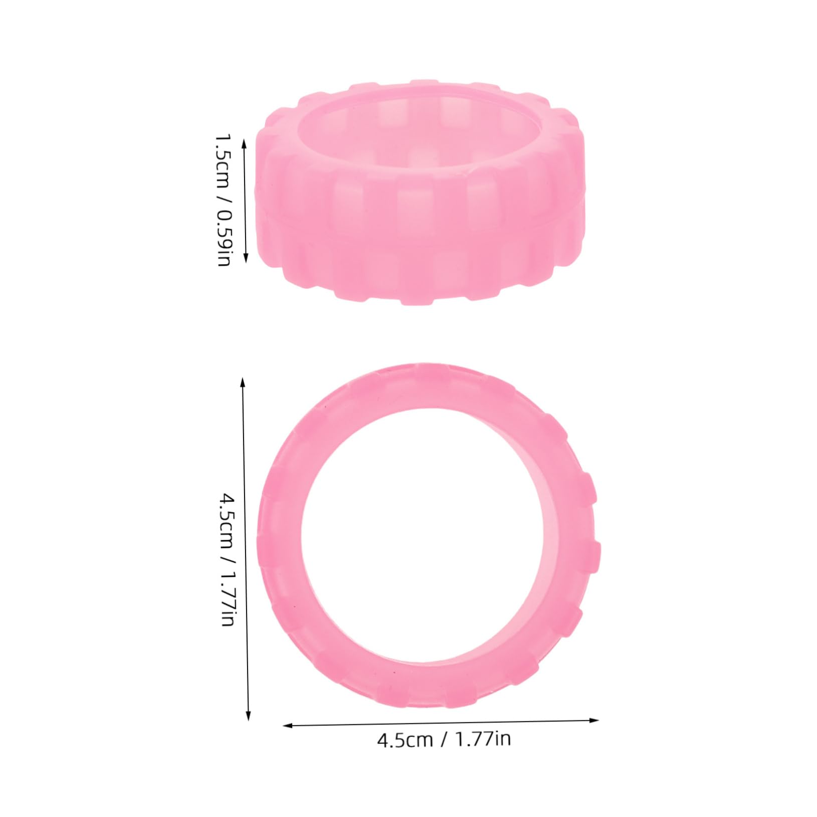 20 Piezas Maleta de Equipaje Protectores de Ruedas para Ruedas de Equipaje Cubierta de as de Maleta Protectores de s Suministros Tapas de Gel de sílice Rosa