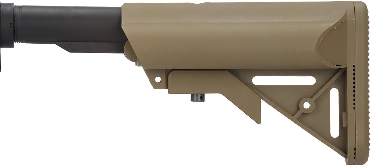 Lancer Tactical LT-15T-G2 M4 CQB-SD Gen2 AEG Airsoft Rifle - Upgraded Second Generation-Includes High Capacity Magazine, NiMh Battery, and Smart Charger-Tan