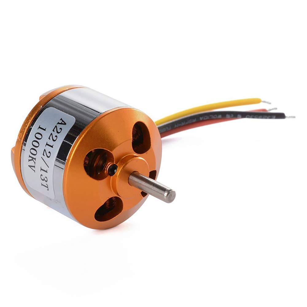 Keesin Motor Brushless A2212 1000KV Con ESC 30A Y Hélices 1045 | Kit Para Avión RC Y Quadcóptero DJI F450