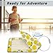 2 Pack Luggage Tag for Suitcase,Yellow Lemon Leather Bag Tags Identifiers Privacy Cover ID Label with Durable Steel Loop for Women Men Kids Girls Travel