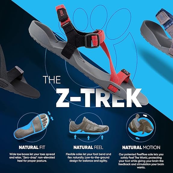 Image of Xero Shoes Men's Z-Trek Barefoot Hiking Sandals