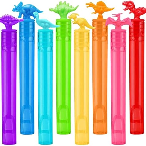 32-Piece dinosaur Mini Bubble Wands,Party Favors Toys for Kids Child, Summer Outdoor Gifts for Girls Boys Cover