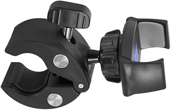 ARKON Mounts Mobile Grip 5 Phone Holder with Clamp Mount | Secure Spring-Loaded Holder | Clamp Phone Mount for Strollers, Treadmills, Bike | Compatible with iPhone, Samsung, More