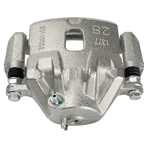 Image of TRQ Front Left Brake Caliper w /Bracket Drivers Side | For 2005-2009 Hyundai Tucson 2005-2010 Kia Sportage
