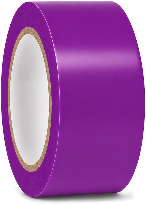 Fita de Marcação de Piso e Pinstriping Vinílica Roxa GGR Supplies CVT-536 – 5,08 cm x 32,92 m