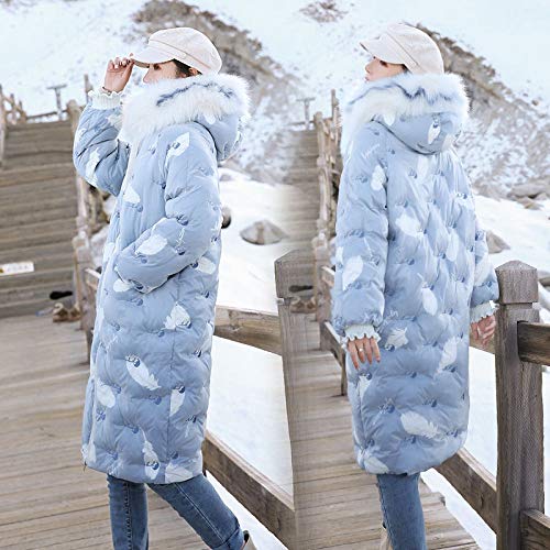 Doudoune femme légère et chaude, veste d'hiver épaisse mi-longue à capuche