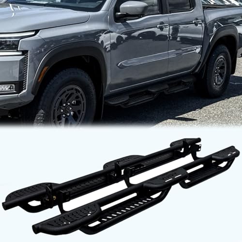 Estribos para Frontier Crew Cab 2005-2025 en acero