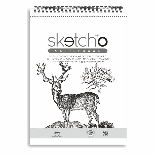 Anupam SketchO Sketch Book A5 Drawing Notebook for Artists Students 50