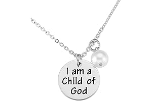 LDS Baptism Gift Necklace for Girls: A Cherished Keepsake for Her Special Day