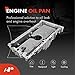 A-Premium Engine Oil Pan Sump with Drain Plug Compatible with Volvo S60 2012-2016, V60 2015-2016, XC60 2015-2016, XC70 2016-2016, V60 Cross Country 2015-2016, L5 2.5L Turbocharged