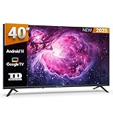 TD Systems - Smart TV 40 Pulgadas Full HD, Television TDT HD, Android 14 GTV, Modelo 2025, Televisor con 3 años de garantía - PRIME40C21GLE