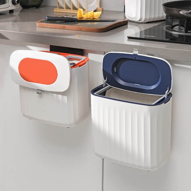 Pattumiera Cestino for bagno lattina a parete for la casa montata a parete con coperchio for la carta igienica del cesto di carta da bagno con coperchio for la spazzatura del cestino for diapositive I