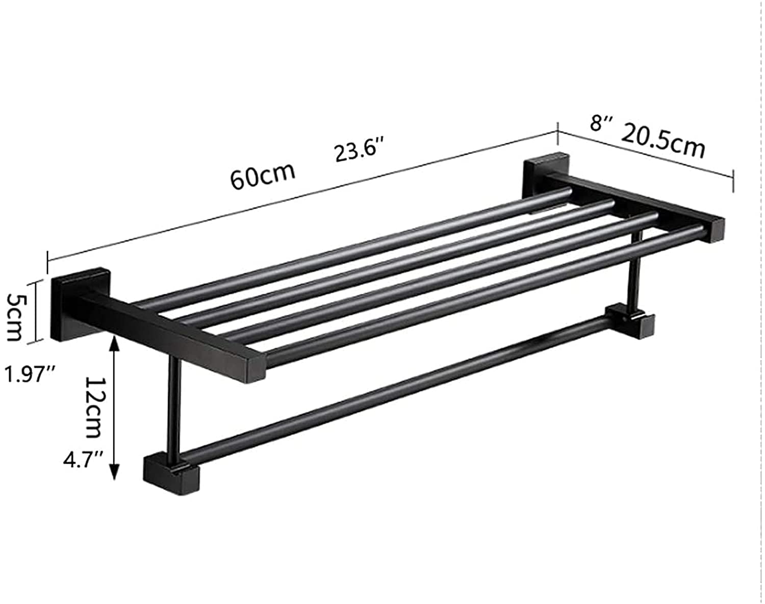 Wieszaki na ręczniki Wieszak na ręczniki Wieszak na ręczniki Przestrzeń do montażu na ścianie Aluminiowy uchwyt na ręczniki Łazienka Półka ścienna do wyposażenia łazienki Akcesoria łazienkowe Uchwyt