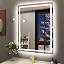 OCEAN 70 X 70 Cm Specchio Da Bagno Rotondo A LED, Antiappannamento, Luce Regolabile A 3 Colori Memoria Di Interruzione Di Corrente 92317129