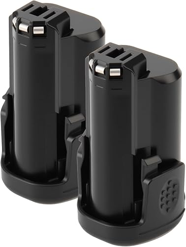 Joiry Paquete de 2 baterías de iones de litio de repuesto de 12 V 3000 mAh con mayor seguridad y mayor tiempo de funcionamiento, compatible con