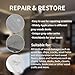 Wood Repair Kit, 13Pcs Wood Fillers, Furniture Repair Kit Scratch Cover for Wood Cracks, Stains, Discoloration for Furniture, Table, Door, Cabinet, Floor Wood Touch Up Wood Stain Paint, Gray