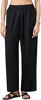 Rangmanch by Pantaloons Women Rayon Straight Fit Pants | Ankle-Length | Ethnic Bottom | Casual Wear Price In India