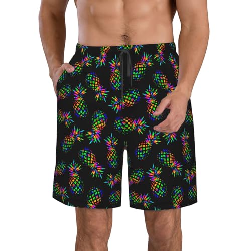 Mens Swim Trunks Quick Dry Board Shorts with Pockets Swimwear Bathing Suits3