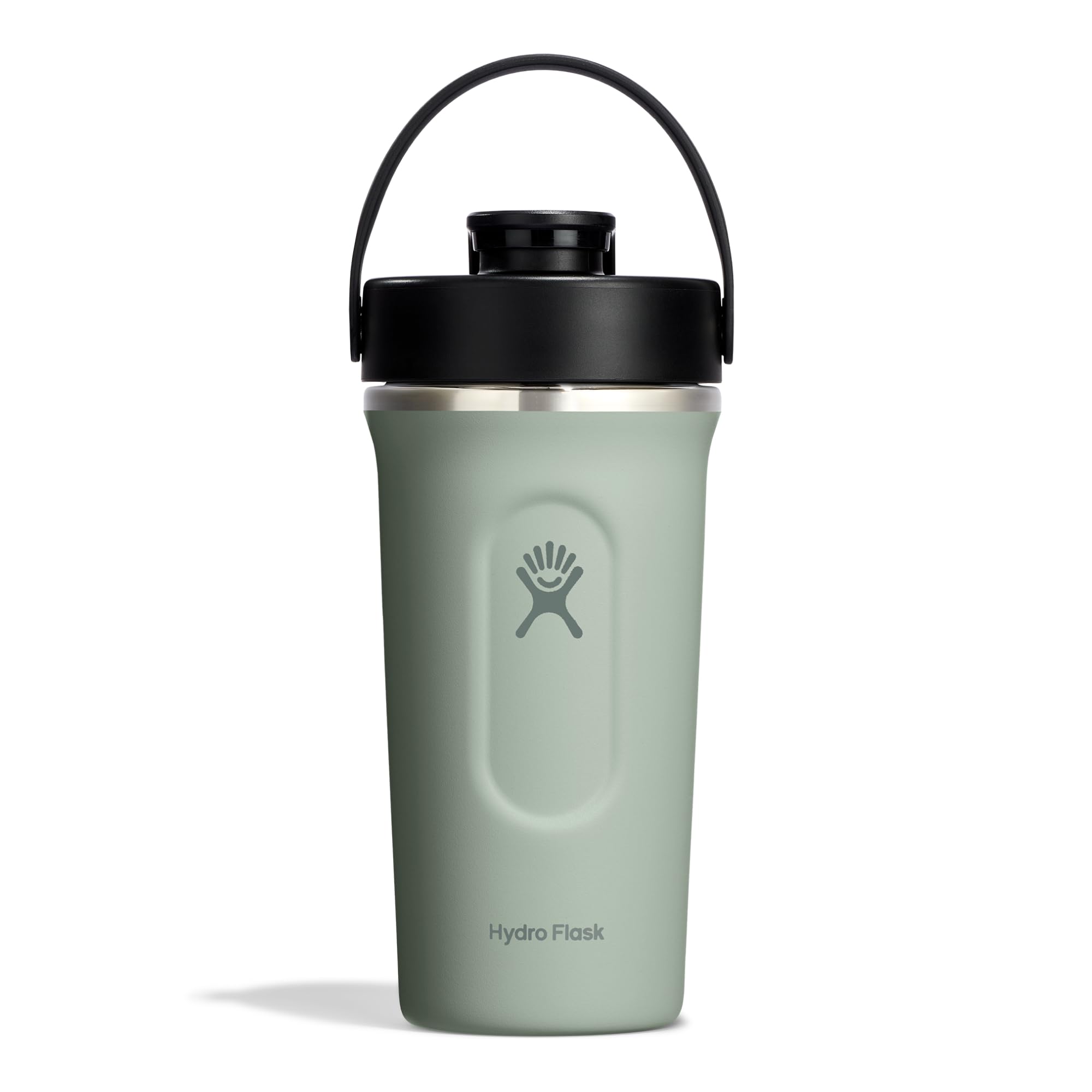 Hydro Flask - Insulated Stainless Steel Shaker Bottle 710 ml (24 oz) - Leakproof Flip Chug Spout - For Protein Shakes & Supplements - Whisk Ball - Cold for 24 Hours - Agave