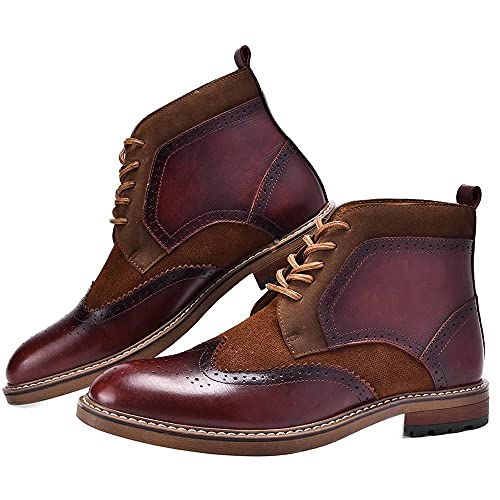 Image of Arkbird Chelsea Ankle Boots for Men Genuine Leather Oxford Casual and Formal Dress Boot