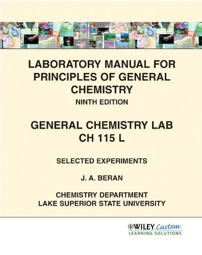 Laboratory Manual for Principles of General Chemistry 9th Edition for ...