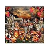 1000 Piece Jigsaw Puzzle for Adults Children, Halloween Pattern Jigsaw Puzzle Fun Indoor Activity...