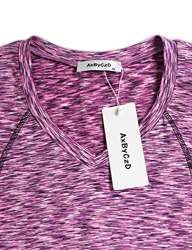 Image of Womens Short Sleeve Tops Workout Athletic Sports Yoga Shirts