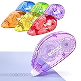 Marsrock 6 Rollen doppelseitiges Klebepunkt-Set (0,8 cm x 8,9 m), Bastel- und Scrapbooking-Zubehör für Geschenkverpackungen, Scrapbooking und Fotoband