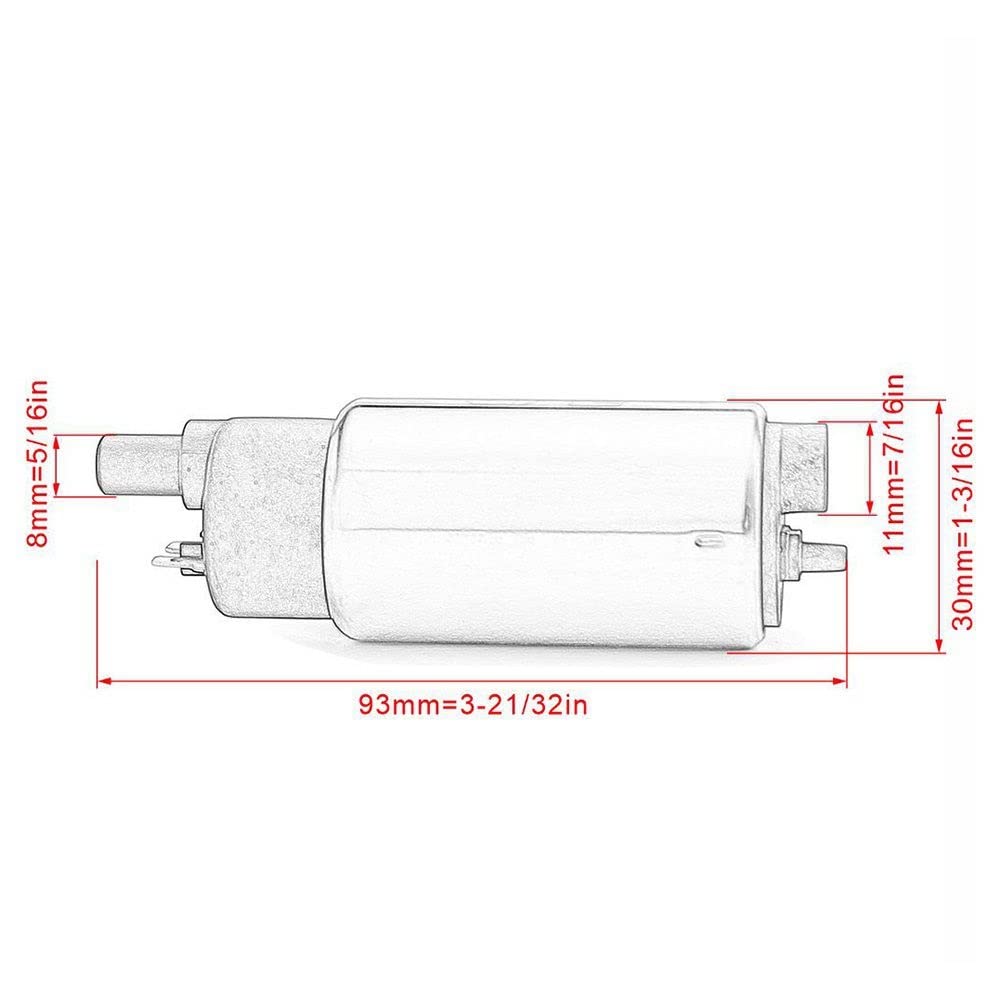 Pompa Del Carburante Per Tosaerba, Kit pompa carburante moto, for United Motor V2S 650 V2C 650R 2006-2008 ATK GT650R GV650 Carb 15100H99D00