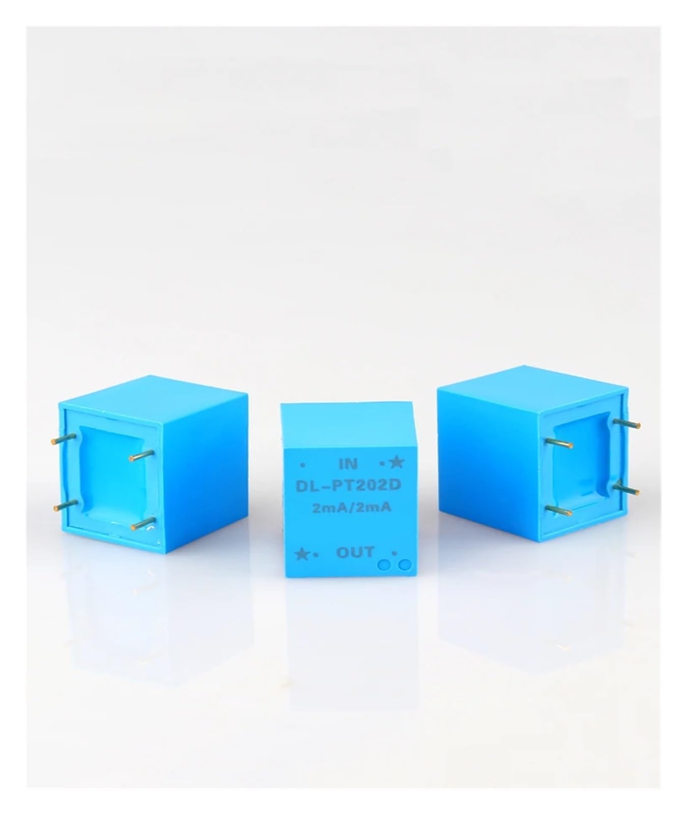 CLEUFWKO Voltage transformer 2mA/2mA 110v 220v 380v to 4v small ac current transformer sensor(DL-PT202H1)