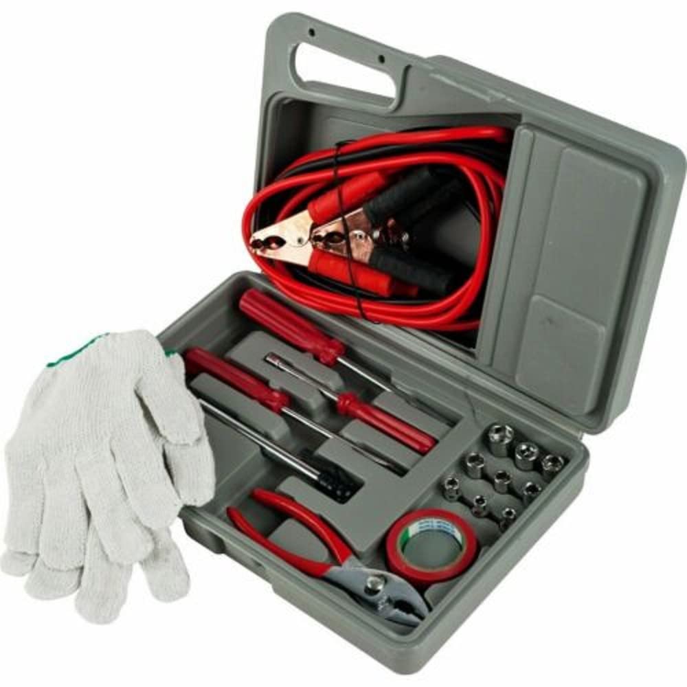 30 Piece Roadside Emergency Auto and Tool Kit