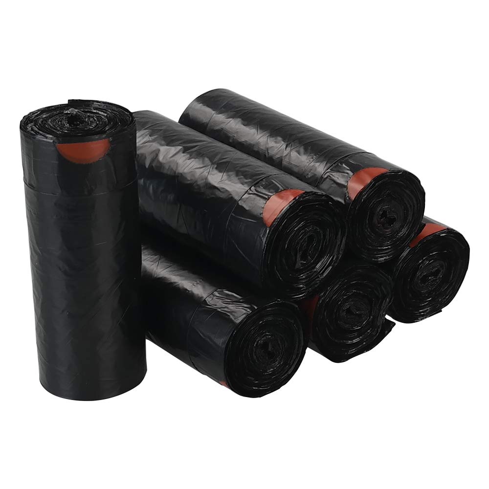 Callyne Black 13 Gallon Tall Kitchen Trash Bag with Drawstring, 210 count