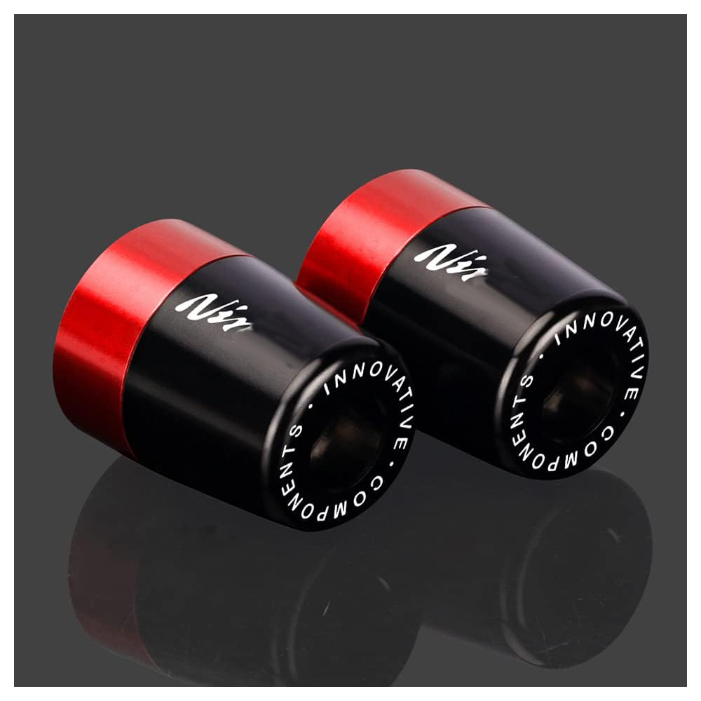 Handlebar Grip End For Ninja 250 300 400 650 1000 400R 250R 250SX 1000SX H2R ZX14R ZX10R ZX6R Motorcycle CNC Aluminum Handlebar Bar Ends Plug Balance Pad Accessories