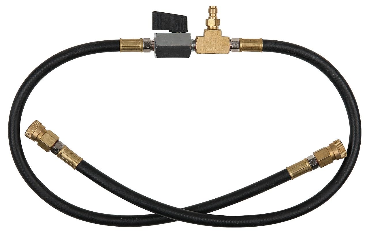 KS Tools 150.2363 Manguera de conexión de manómetro con conexión de manguera de 1/4" para sistemas EFI de Ford