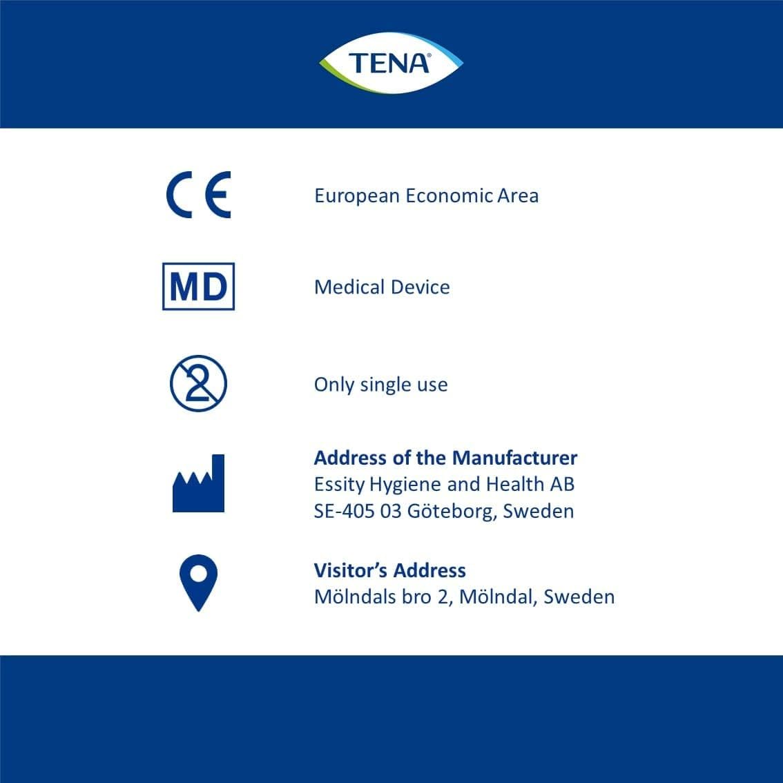 TENA Men Protections Absorbantes Niveau 1 Incontinence Homme - Pour Fuites Urinaires Légères - 96 Protections (Pack 1 mois) 12 unités (Lot de 8)