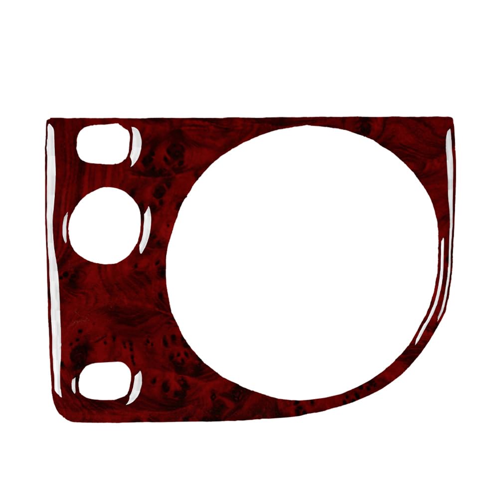 GXJ001 1 Pc Knob Cover Trim Headlight Switch Carbon Fiber+Epoxy Coating(Soft), ABS+Epoxy Coating(Soft), ABS+Suede Red Wood Grain Right For BMW 3 Series E36 1991-1999