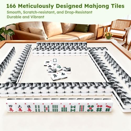 Set de Fichas Americanas de Mahjong Acrílico 166 Piezas miniatura 7