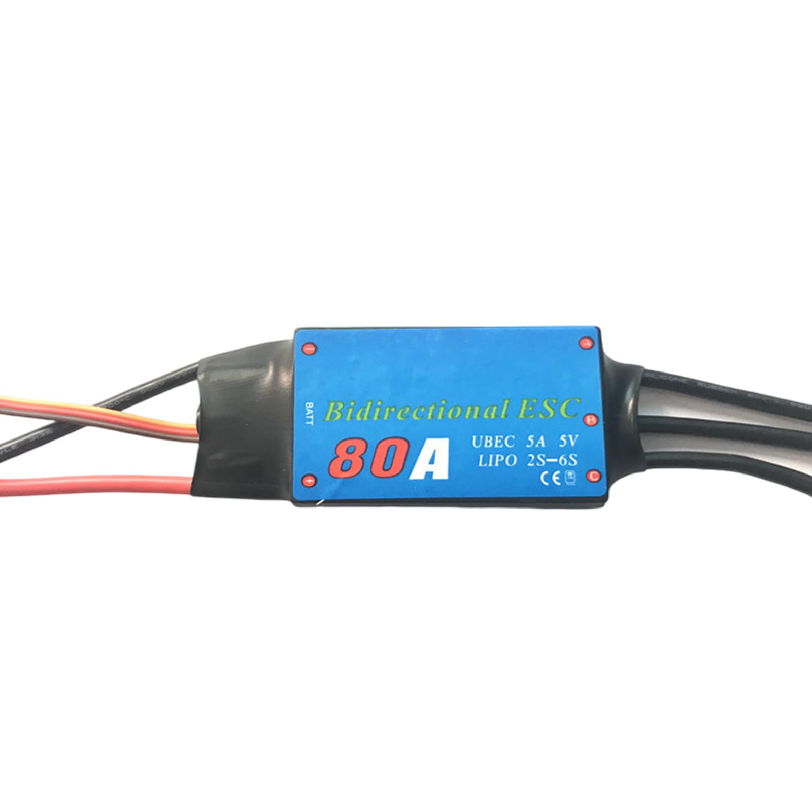 Contrôleur Vitesse Brushless Bidirectionnel 12A-100A – ESC Puissant Pour Voiture RC, Bateau, Hélices Sous-Marines